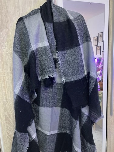 Großer schal poncho - h&m,