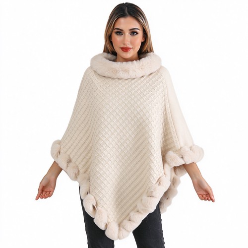 Damen poncho schal - damen,