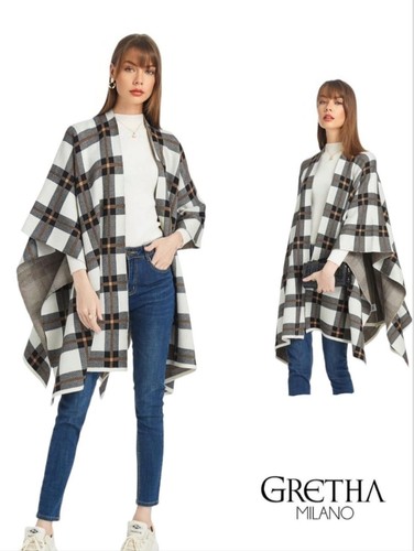 Damen poncho schal strick - damen,