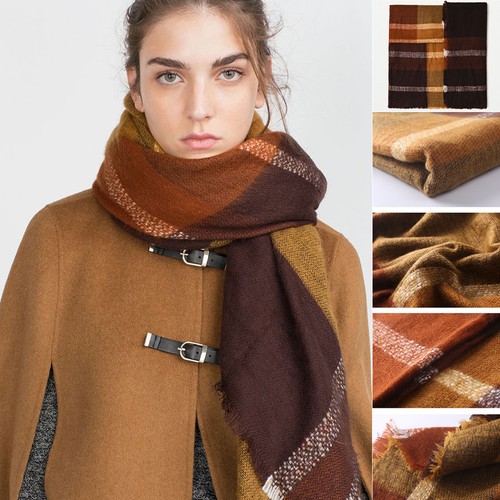 Xxl karo winter schal - karo,