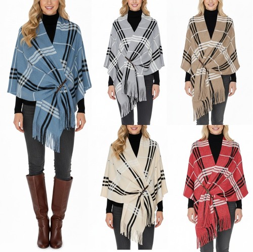 Damen strickponcho - , /