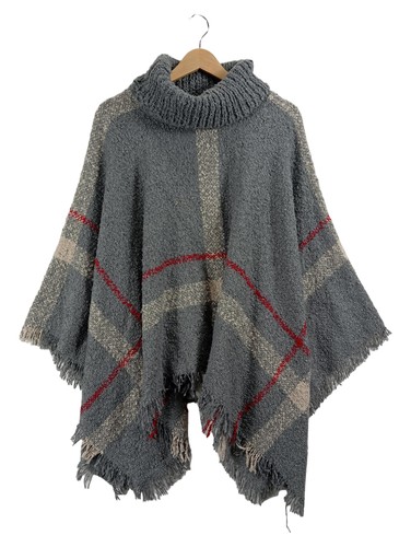 Sarah kern damen poncho grau - sarah,