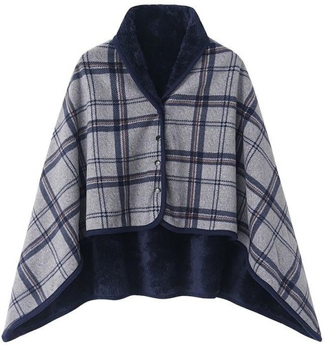 Damen poncho wintercape fleece - poncho,