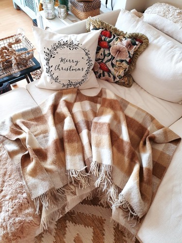 Olsen cape poncho wolle - poncho, braun
