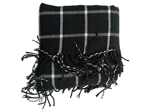 Only karierter schal poncho - karierter,