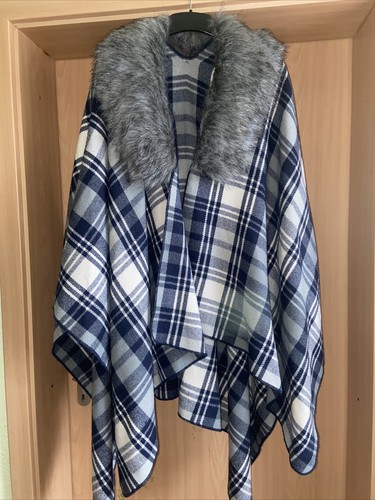 Karierter poncho accessorize - karierter,